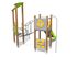 Set cu două turnuri cu tobogan pentru loc de joacă - BGL-8016 imagine 2